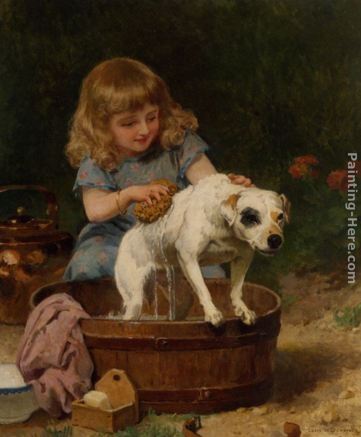 Louis Marie de Schryver Bath Day